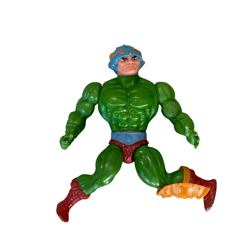 Vintage 1981 Mattel MOTU Man-At-Arms Action Figure Taiwan Loose Legs Fair